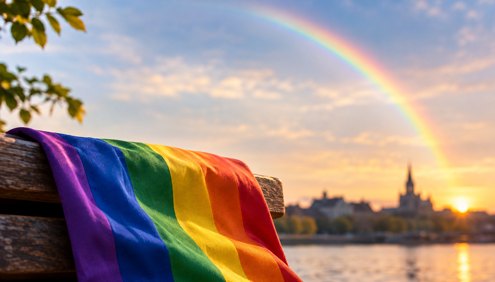Hoe de regenboog zwart-wit werd
